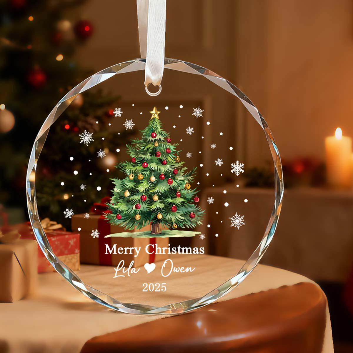 Personalized Crystal Christmas Tree Ornament, Custom Name Keepsake, Couple Holiday Decor Gift f945df4a-dfa3-4954-a1be-9fc5058c0262-2.jpg