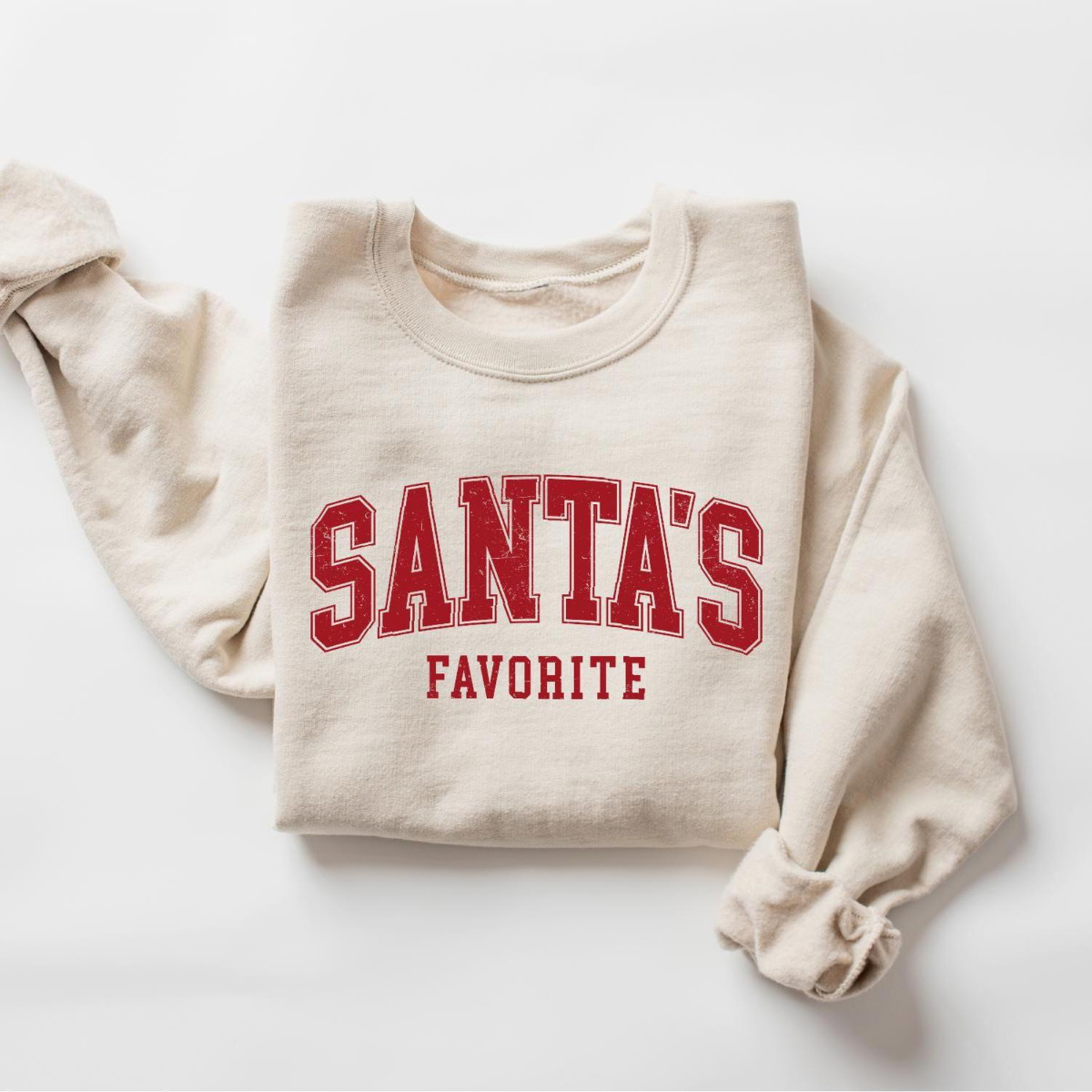 Santas Favorite Christmas Sweatshirt, Christmas Shirt, Womens Christmas Shirt, Christmas Gift, Funny Christmas Shirt, Festive Holiday Gift f97ba057-7579-4335-90ee-dd8f782e8731-1.png