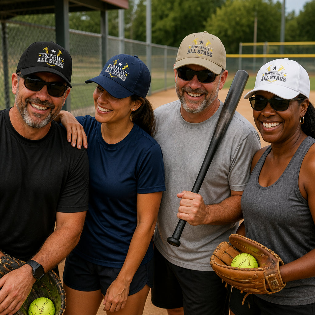 Softball All Stars Cap - Available in multiple colors