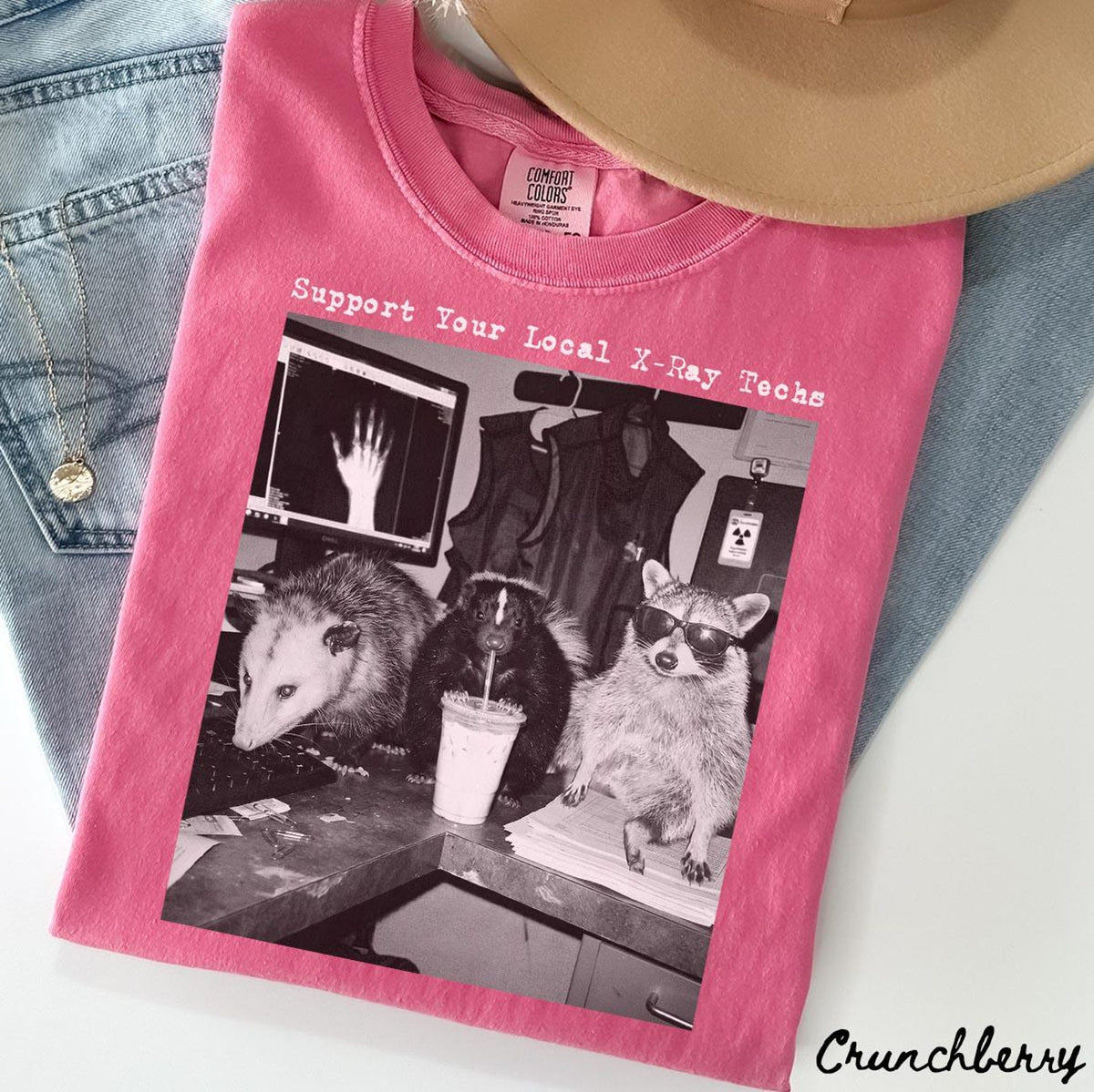 Comfort Colors Xray Technologist Shirt, Raccoon Radiology T-shirt, Possum Rad Grad Shirt, Radiologic Tech Tee, Cute Department, Gift For Friends fa541c49-589e-4d1d-b011-473f19b5a343-fg5.jpg