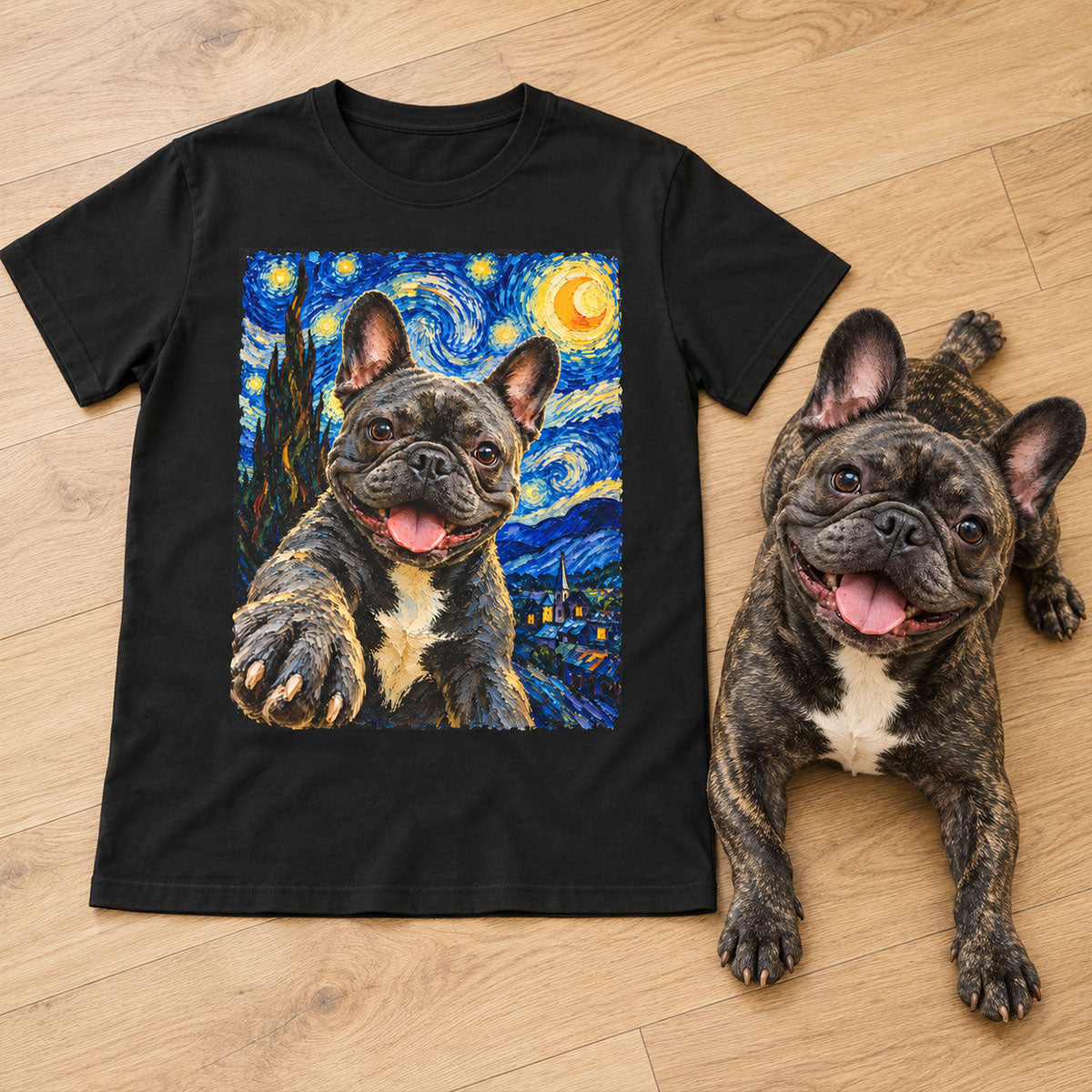 Custom Funny Photo Dog Selfie Style Gifts - Personalized Comfort T-Shirt fa92b8b2-ca8d-4708-abd4-4aa05f03fc94-1.jpg