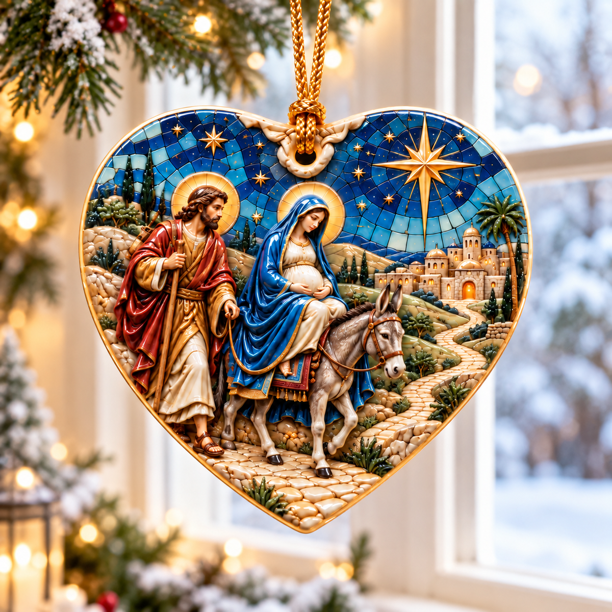 Journey to Bethlehem 3D Heart Christmas Ornament – Mary and Joseph Religious Keepsake, Christian Christmas Gift fb68675a-969b-4755-8ad8-d009affb08ff-Tr-i-tim-Gi-ng-sinh-b-n-c-a-s-5.png