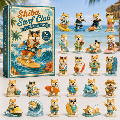 Shiba Surf Club Advent Calendar 2026 - 24-Day Festive Countdown, Acrylic Charms Blind Box - Gift For Dog Lovers fcf0461c-2abc-4c94-b19e-f98cd31cc022-shiba.jpg