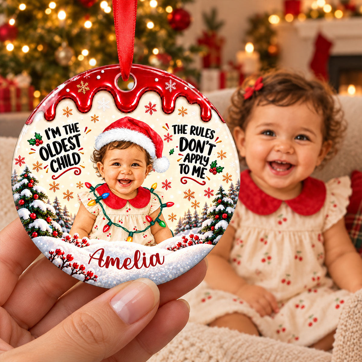 Little Moments Last Every Christmas - Personalized Ceramic Ornament fd042805-0d7a-49de-a1b0-bc87c0a03e03-1.jpg