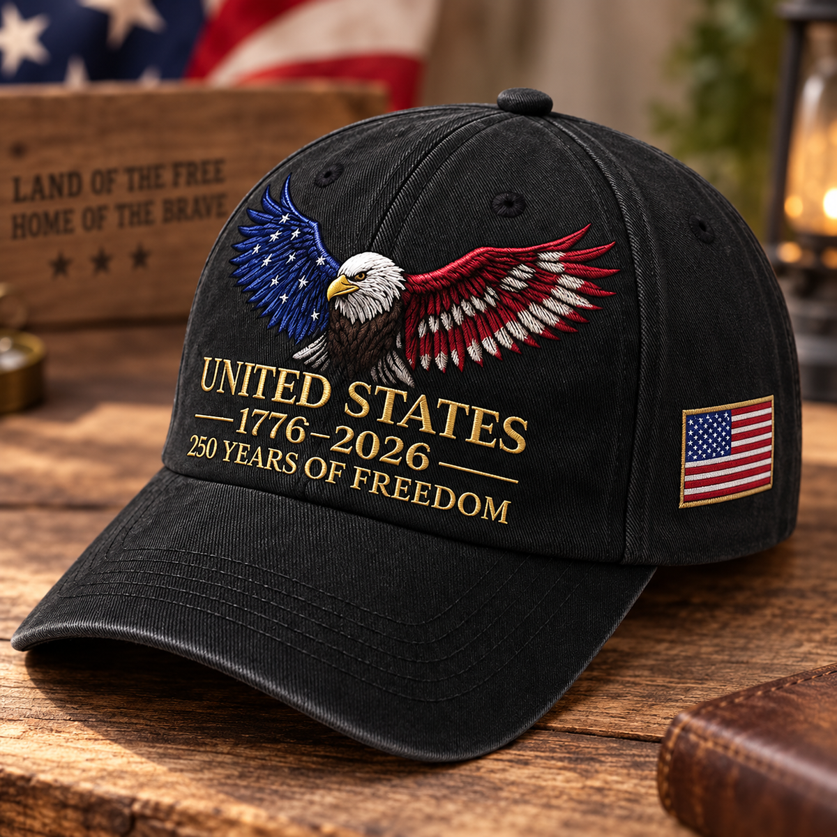 Patriotic Eagle Embroidered Hat United States 250th Anniversary 1776 2026 Vintage Washed Usa Dad Cap For Men Women fd32c7c9-9047-4cc5-8c23-30dca0c78184-2.png