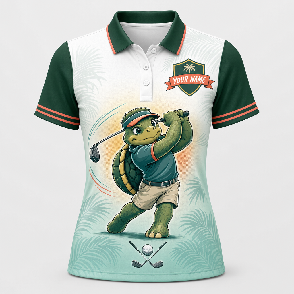Turtle Golfer Tropical Polo – Custom Team & Name - Personalized Polo shirt - All over printed fd45ee1d-8b74-4ba9-970f-f8d040734e0c.png