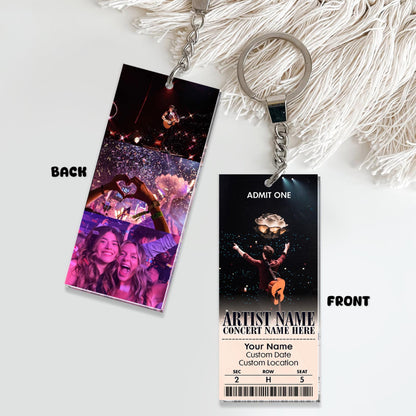 Personalized Acrylic Favorite Concert Ticket Keychain: Music Lover Gift Keepsake fd51e58f-11e6-4804-8ddd-b442463649af-1.jpg