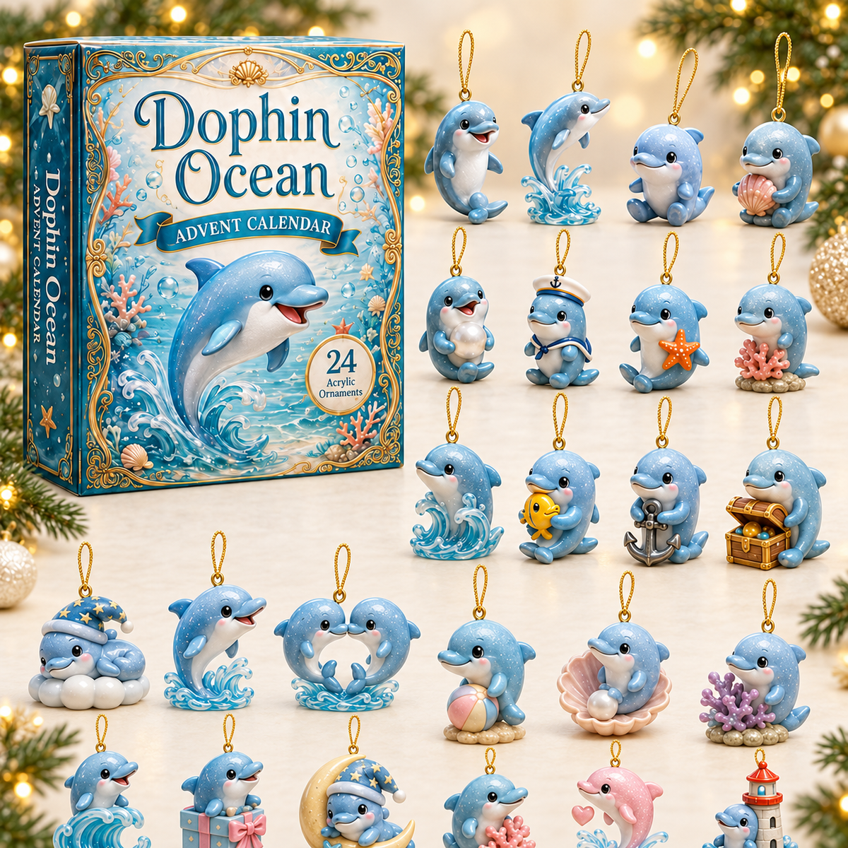 Dolphin Ocean Advent Calendar 2026 - 24-Day Festive Countdown, Acrylic Charms Blind Box - Gift For Ocean Lovers fda6d0f9-6660-49ec-a738-70e5e07d0023-dolphin-box-charms.png