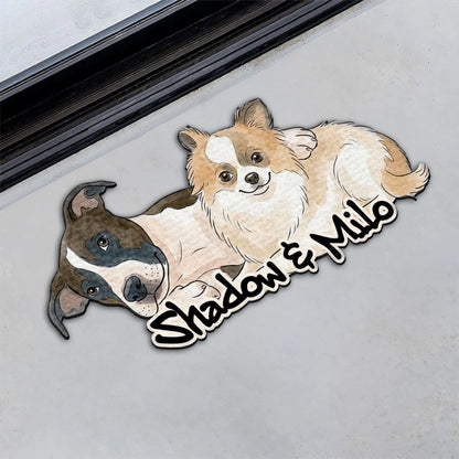 Personalized Dog-Shaped Doormat with Custom Name, Welcome Mat, Gift for Dog Lovers ff1fd5ab-27ab-4ba7-9947-9f51ee0107a8-6.webp