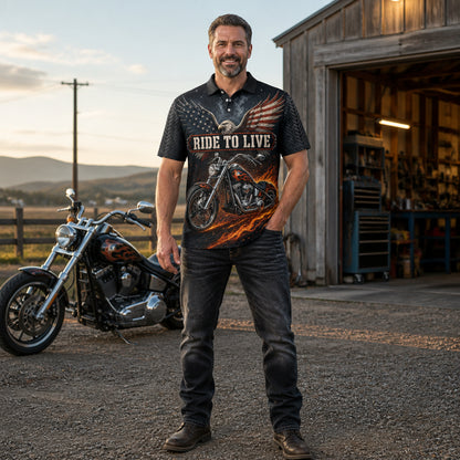 Ride To Live Eagle Chopper AOP Polo - Polo shirt - All over printed ff2cb313-4af2-4bf7-ad40-15f72bad1c6d.jpg