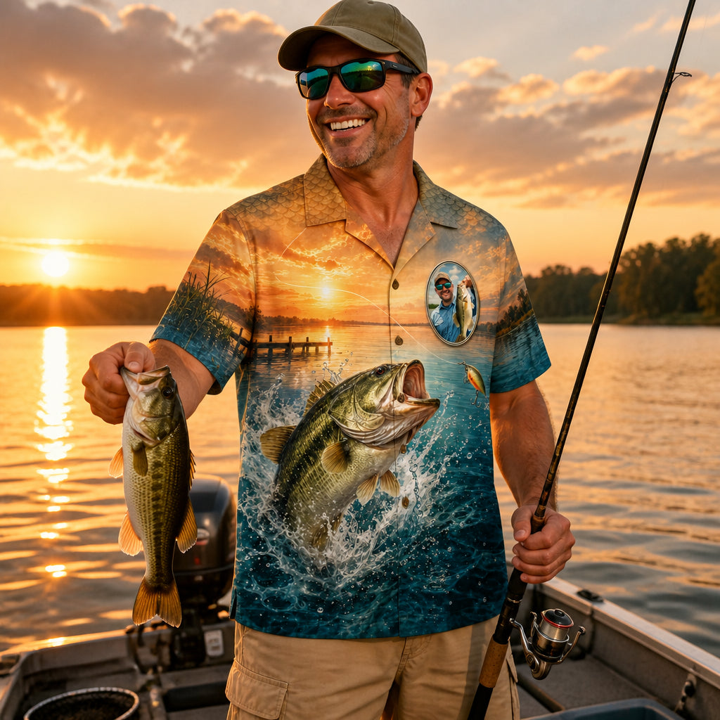 Custom Fisherman Photo Hawaiian Shirt – Leaping Bass Sunset - Personalized Hawaiian Shirt ff3e371e-1c83-43b4-89a0-a4d781dba3b3.jpg