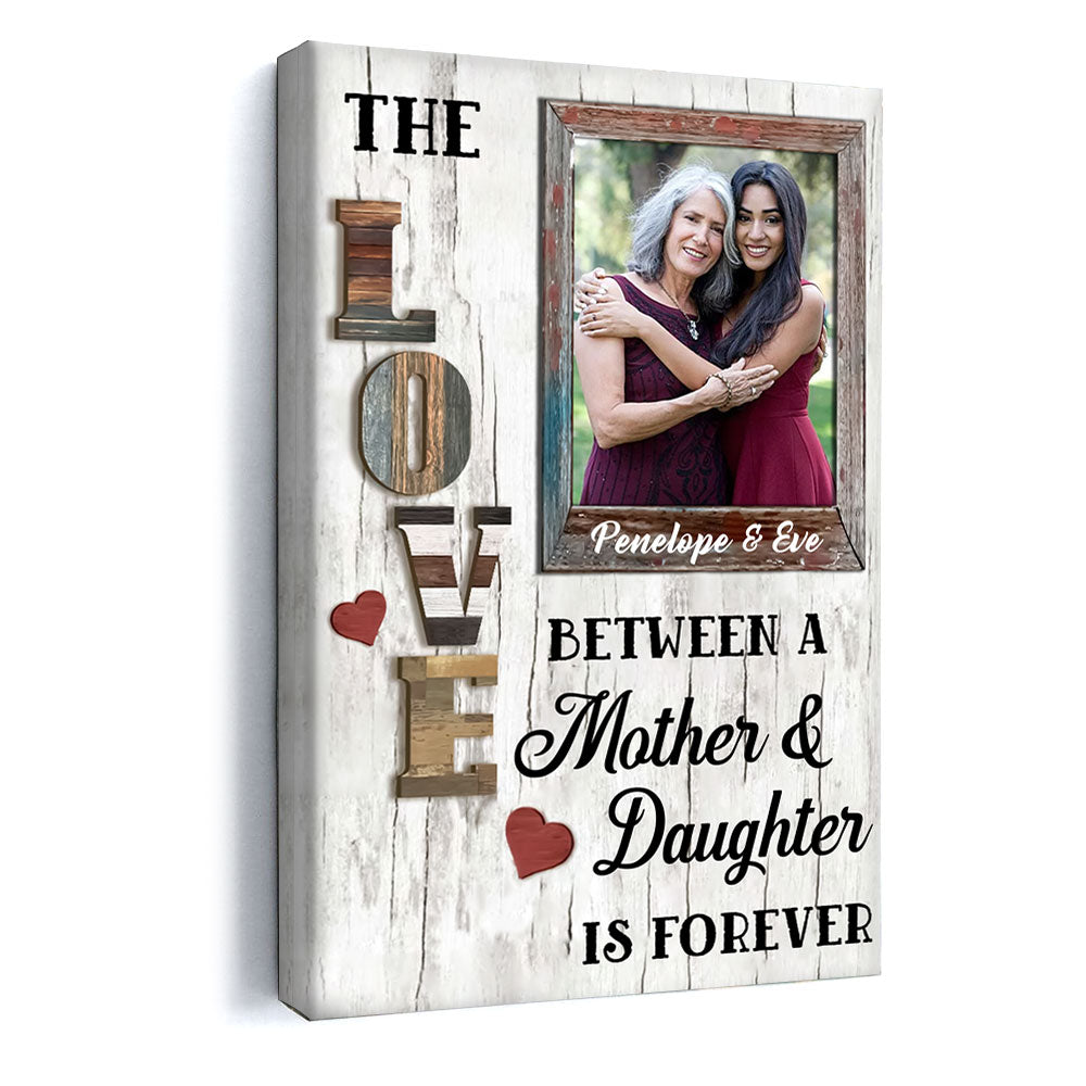 The Love Between Mother And Daughter Personalized Canvas Gift For Mom first-image-canvas_e3db16ef-05ab-4a39-a103-5b790f67cf81.jpg
