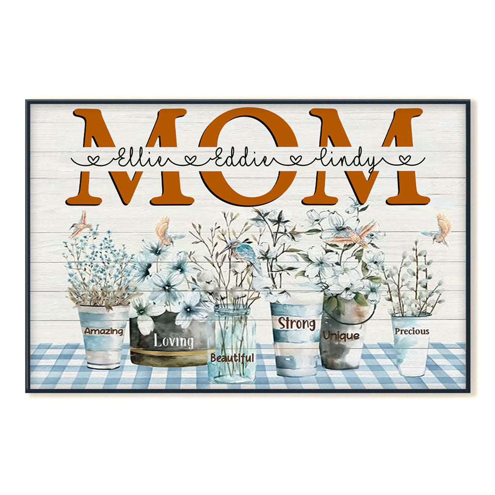 Amazing Loving Flowers Mom Custom Name - Personalized Canvas - Gift For Mom first-image-poster_6d8e7866-0c69-4c3b-8ff0-0b697796f710.jpg