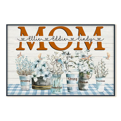 Amazing Loving Flowers Mom Custom Name - Personalized Canvas - Gift For Mom first-image-poster_6d8e7866-0c69-4c3b-8ff0-0b697796f710.jpg