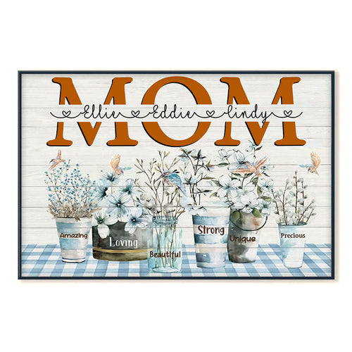 Amazing Loving Flowers Mom Custom Name - Personalized Canvas - Gift For Mom first-image-poster_6d8e7866-0c69-4c3b-8ff0-0b697796f710.jpg