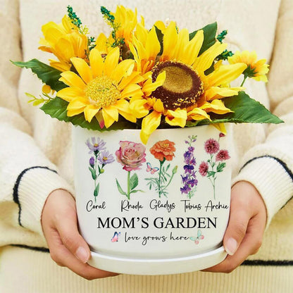 Personalized Grandma's Garden Outdoor Flower Pot With Grandkids Name and Birth Flower For Mother's Day fs0r_3_z_8smraffnhviw3g.jpg