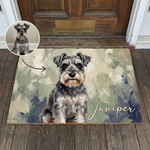 Juniper – Personalized Photo Doormat – Dog Lover Gift hero-6a729cbd88b01d698e4161b7.jpg