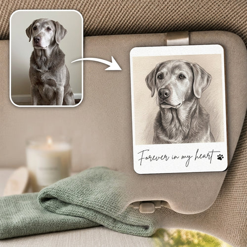 Forever in my heart – Personalized Photo Car Visor Clip – Pet Loss Gift hero-6a72a583b23e6e9ccf7bdb80.jpg