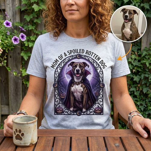 Mom of a Spoiled Rotten Dog – Personalized Photo T-shirt – Halloween Gift hero-6a73f91eb2b93823811005e7.jpg