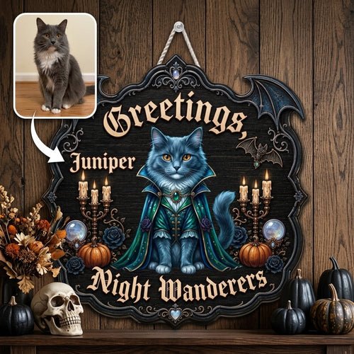 Greetings, – Personalized Photo Wood Sign – Halloween Gift hero-6a73fb5bb2b93823811005ed.jpg