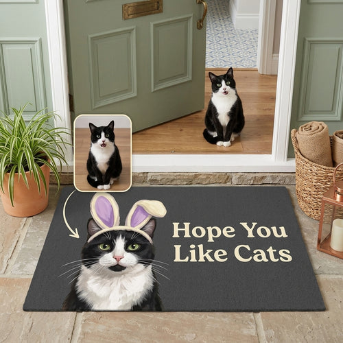 Hope You Like Cats – Personalized Photo Doormat – Cat Lover Gift hero-6a7a8a89f81c7812e6b8a59f.jpg