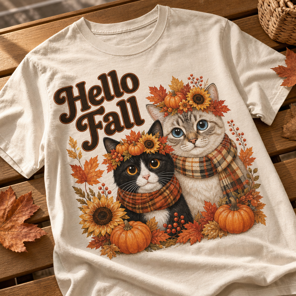 Hello Fall – Personalized T-shirt – Fall Gift hero-6a7d24a91221c289dd4cd81d.png