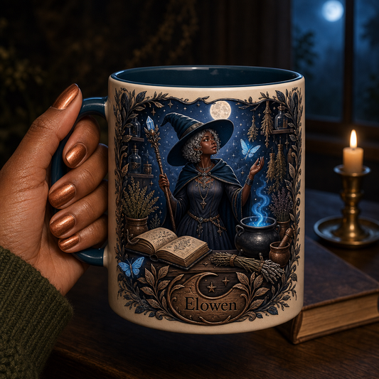 Personalized Mystical Witch Mug - Custom Name Witchcraft - Halloween Gift For Witch Lovers hero-6a7d34789fba619e2a4e45fe.png
