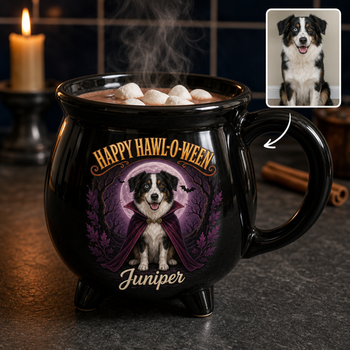 Happy Hawl-o-ween – Personalized Photo Halloween Black Ceramic Witch Mug – Halloween Gift hero-6a7d6967dfa8a8ae8f900b2a.png