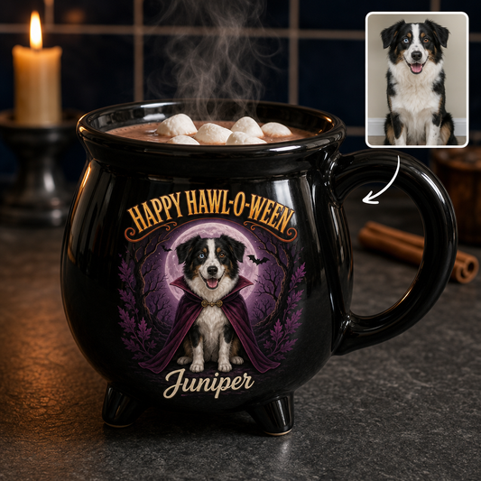 Happy Hawl-o-ween – Personalized Photo Halloween Black Ceramic Witch Mug – Halloween Gift hero-6a7d6967dfa8a8ae8f900b2a.png