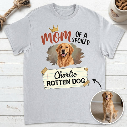 Mom of a Spoiled Rotten Dog – Personalized Photo T-shirt – Dog Lover Gift hero-6a7d6b05dfa8a8ae8f900b30.jpg