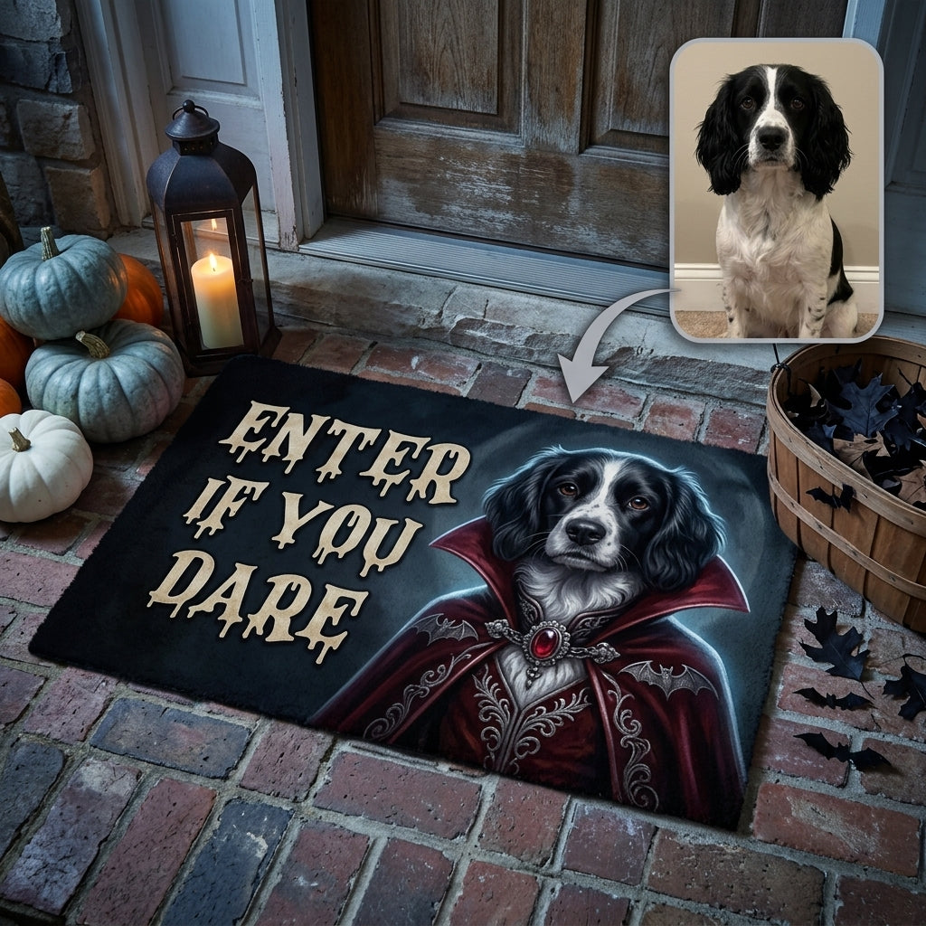 Enter If You Dare – Personalized Photo Doormat – Halloween Gift hero-6a7d6b129272dbad3574a721.jpg