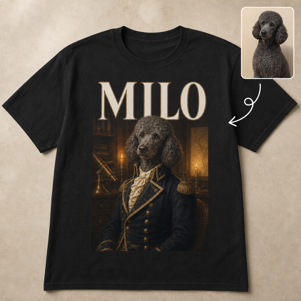 Milo – Personalized Photo T-shirt – Dog Lover Gift hero-6a7e72db0d5d640ee79cd5a8.png