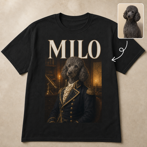 Milo – Personalized Photo T-shirt – Dog Lover Gift hero-6a7e72db0d5d640ee79cd5a8.png