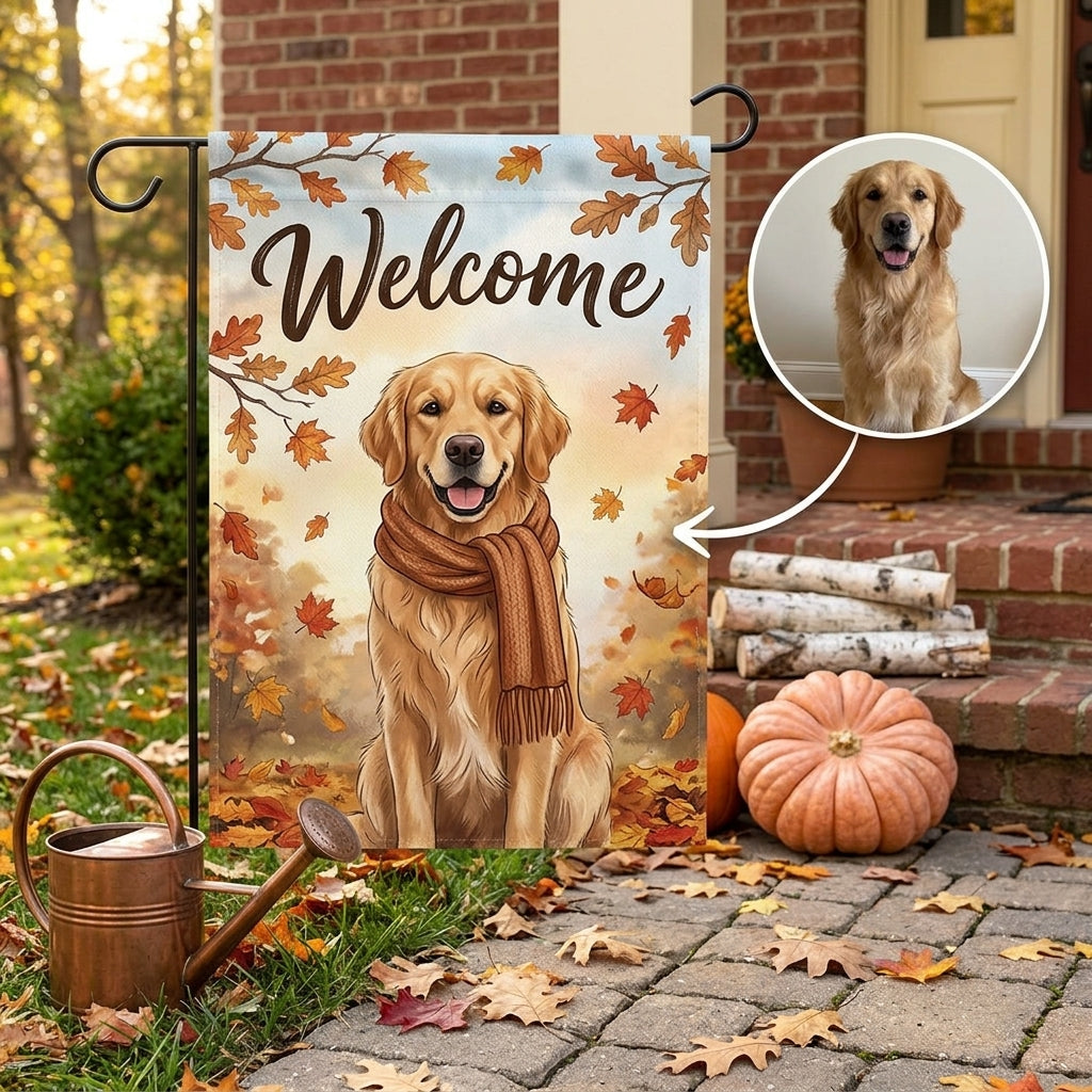 Welcome – Personalized Photo Flag – Fall Gift hero-6a7e86ce09673605f0015aaa.jpg