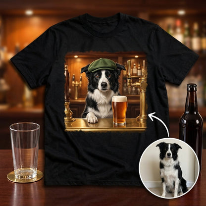 Personalized Dog Bartender T-Shirt – Custom Pet Photo Beer Pub Shirt hero-6a7e88805c37dd62d6c0d5b3.jpg