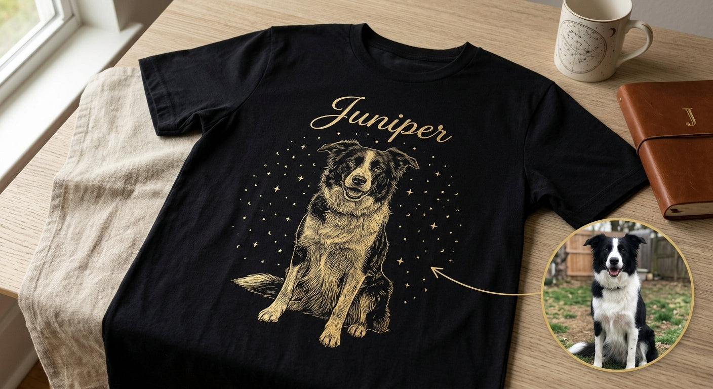 Juniper – Personalized Photo T-shirt – Pet Loss Gift hero-6a7e99511c2e2b8f7d7e552d.jpg