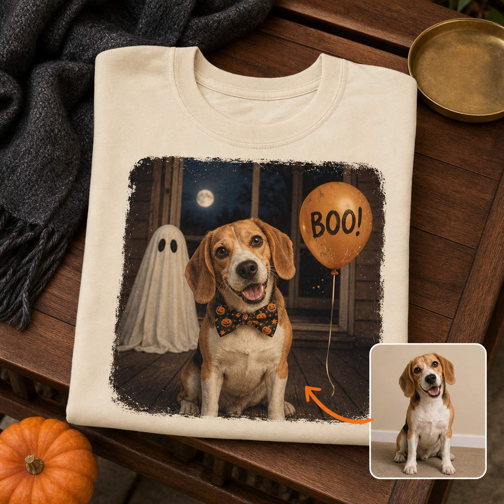 Boo! – Personalized Photo T-shirt – Halloween Gift hero-6a7fc296bdcdc7721a74974f.png