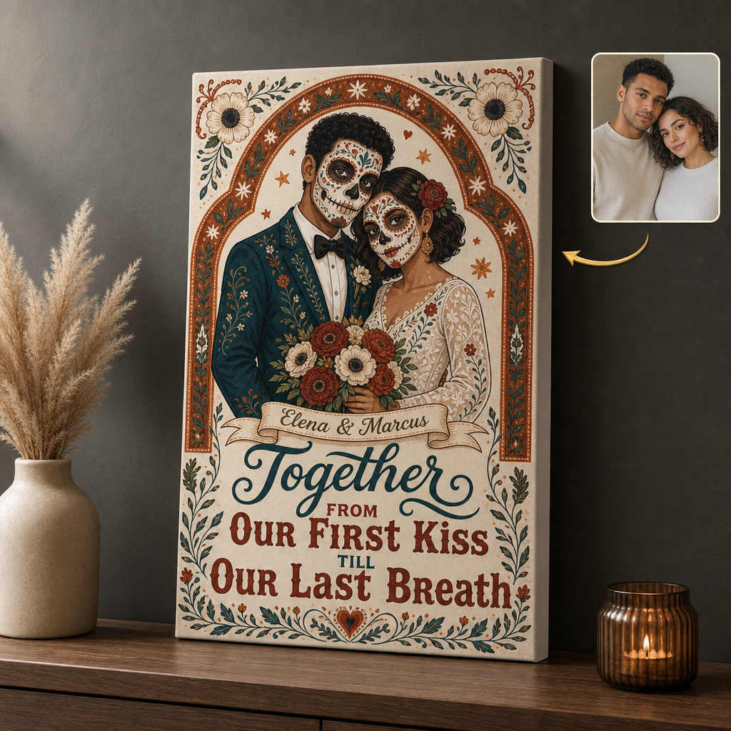Together – Personalized Photo Canvas – Wedding Gift For Couple hero-6a8414c0afb9a427983dbcfb.png