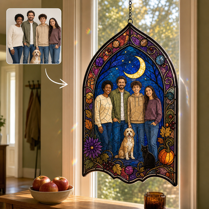 Personalized Family Photo Window Hanging – Custom Halloween Suncatcher Gift hero-6a8514ccb90e3668ebd0a781.png