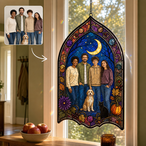 Personalized Family Photo Window Hanging – Custom Halloween Suncatcher Gift hero-6a8514ccb90e3668ebd0a781.png