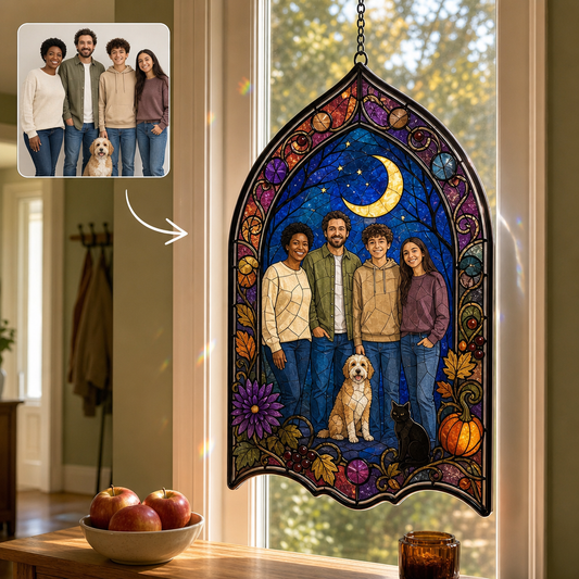 Personalized Family Photo Window Hanging – Custom Halloween Suncatcher Gift hero-6a8514ccb90e3668ebd0a781.png