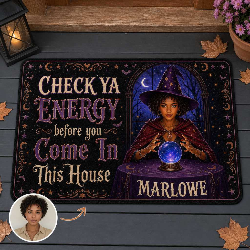 Check Ya Energy Before You Come In This House– Personalized Photo Doormat – Halloween Gift hero-6a865c8e2614ea18e0129de1.png