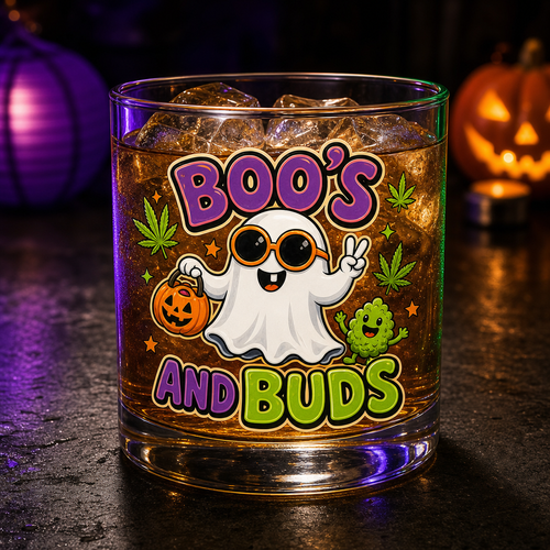 Boo's and Buds – Glass Mug – Halloween Gift For Friends hero-6a865dee2614ea18e0129def.png