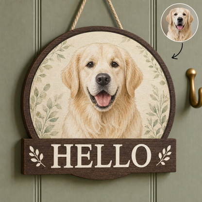 Hello – Personalized Photo Wood Sign – Dog Lover Gift hero-6a865f2eb1b3cd1f0efb749f.png