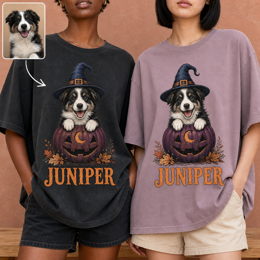 [Personalized Dog Name] – Personalized Photo T-shirt – Halloween Gift hero-6a866041c81da78f1494301e.png