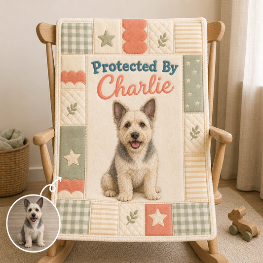 Protected By Charlie – Personalized Photo Blanket – Baby Shower Gift hero-6a86ad3f7c6b5c908307163a.png