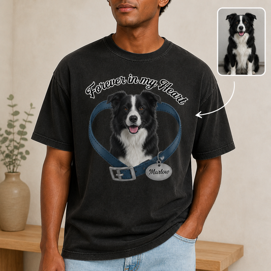 Forever in my Heart – Personalized Photo T-shirt – Memorial Gift hero-6a86cc450a5fa014323c5169.png