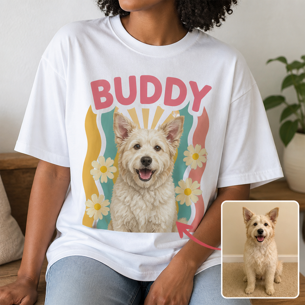 Buddy – Personalized Photo T-shirt – Dog Lover Gift hero-6a86ceb19b9fa0f9d179c644.png