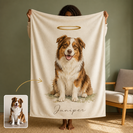 Juniper – Personalized Photo Blanket – Dog Lover Gift hero-6a86cff60a5fa014323c5175.png