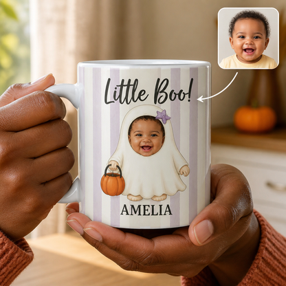 Little Boo! – Personalized Photo Mug – Halloween Gift For Baby hero-6a870dd1a44b4072fc2e059f.png